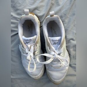 Reebok White Athletic Shoes